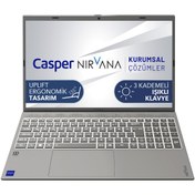 Resim Nirvana C650.1235-DV00X-G-F Intel Core i5-1235U 15.6" 32 GB RAM 500 GB NVMe SSD GEN4 FreeDOS Laptop Casper