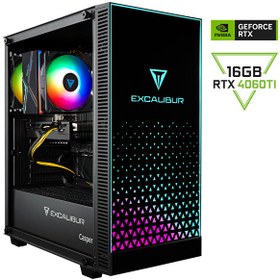 Resim Excalibur E65H.127F-EFD0X-0HD Intel Core i7-12700F 64GB RAM 1TB NVME SSD 16GB RTX4060TI Freedos 