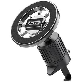 Resim Go Des GD-HD366 M-safe Magnetik 360 Derece Dönebilen Havalandırma Tasarımlı Telefon Tutucu - Siyah 