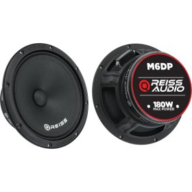 Resim Reiss Reıss Audıo RS-M6DP Oto Midrange 16CM 180 Watt (60 Rms) 2 Adet 