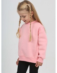 Resim Toontoy Kız Çocuk Eva Fiyonk Nakışlı Sweatshırt Pembe 