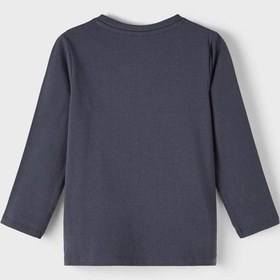 Resim Name It Bisiklet Yaka Baskılı Antrasit Erkek Çocuk Sweatshirt 13221181 001 