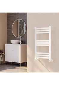 Resim Lojimax Alüminyum Havlupan Poyraz Style 800x500mm 6 Dilim Mat Beyaz 396 W Yüksek Isıl Güç -854 