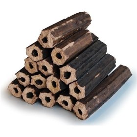 Resim Briket Şömine Odunu 10 Kg -Yüksek Kalorili - Tamamen Doğal 