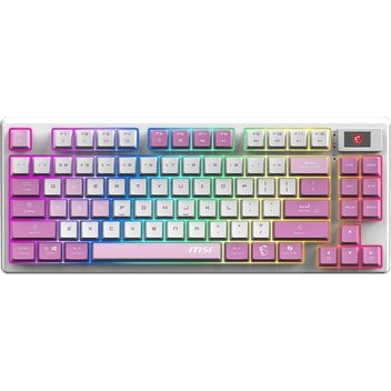 Msı Forge Gk600 Tkl Wıreless Vıolet Rgb Mekanik Linear Kablosuz Türkçe Gaming Klavye