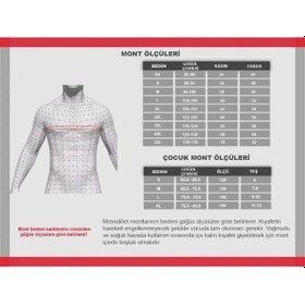 Resim Prosev Falcon 4 Mevsim Siyah Deri Motosiklet Mont 