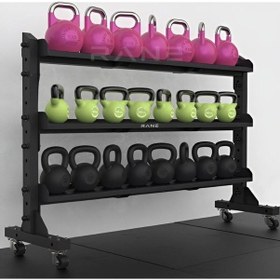 Resim Rane 360 Derece Döner Tekerlekli Kettlebell Standı 