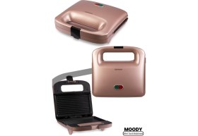 Resim Pembe 750W Isınmaya Dayanıklı Tost ve Izgara Makinesi, Sağlıklı ve Pratik Kullanım 