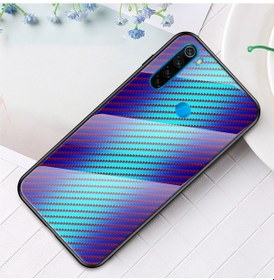 Resim Xiaomi Redmi Note 8t Uyumlu Karbon Fiber Doku Temperli Cam + Pc + Tpu Combo Shell 