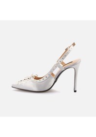 Resim Rouge Uzun Topuklu Kadın Gece & Abiye Ayakkabı 9033 Beyaz 