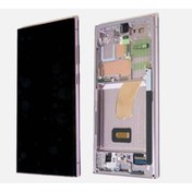 Resim Te Samsung Uyumlu S23 Ultra S918 Uyumlu Çıtalı Oled Lcd Ekran Mor 