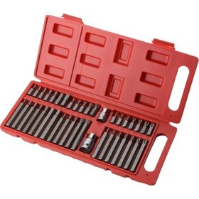 Resim Suntek 40 Parça Altıgen Soket Ucu Takım Seti Otomotiv Kutu 32x13.5x3.8cm 