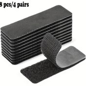 Resim 8'li/30'lu Paket Güçlü Yapışkanlı Ağır Hizmet Tipi Cırt Bant - Delmeye ve Hasara Neden Olmadan Çıkartılabilir, Resimler, İşaretler, Bildiriler Asmak için Uygun - Ev, Ofis & Atölye Kullanımı, 30-Pack 