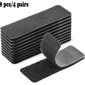 Resim 8'li/30'lu Paket Güçlü Yapışkanlı Ağır Hizmet Tipi Cırt Bant - Delmeye ve Hasara Neden Olmadan Çıkartılabilir, Resimler, İşaretler, Bildiriler Asmak için Uygun - Ev, Ofis & Atölye Kullanımı, 30-Pack 