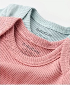 Resim Rebebe Babycosy Modal 2 Li Kısa Kollu Bebek Badi - Bebek Body - Csym1120 (544628673) Yeşil - Pembe 