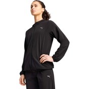 Resim Puma Run Velocity Woven Kadın Siyah Koşu Ceketi 