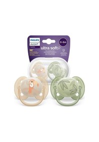 Resim Philips Avent Ultra Yumuşak Emzik 0-6 Ay 2li Erkek Çok Renkli 