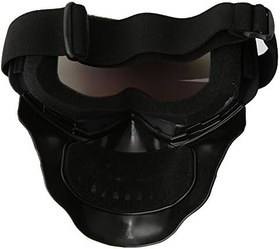 Resim Motosiklet Gözlüğü Maskesi Kayak Sporları Yarış Gözlükleri Buğu Önleyici UV Koruma Açık Hava Etkinlikleri Için Çıkarılabilir Gözlükler 