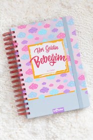 Resim Hype Store LE COLOR Bebek Anı ve Anne Hamile Günlüğü Albüm Defter Pembe 