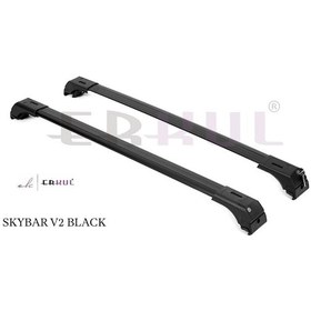 Resim Erkul Hyundaı-Santa-Fe Iıı 2013-2018 Ara Atkı Skybar V2 Siyah 