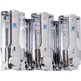 Resim Omnipazar Xinda ZYQ138ST Sıvı Sabun ve Şampuan Dispenseri 3'lü Krom 3x380 ml 