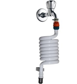 Resim PLASYAY Spiral Taharet Matik Kelepçe Rekorlu Ve Duvara Sabitlemeli 120 Cm Beyaz 