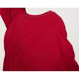 Resim Bulalgiy Kadın Kırmızı Feminen Elbise - Bga83029002 