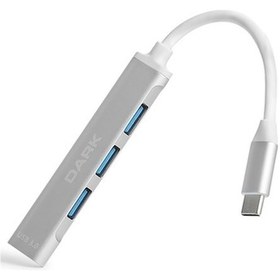 Resim Dark Connect Master X4 Usb C To 4 Port Usb 3.0 Hub Dk-Ac-Usb310C 