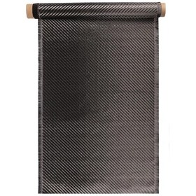 Resim Yaozixa Kohlenstofffasergewebe 30x200cm 3k200 Rolle - Strukturverstärkung Für Betonwände, Keller, Boote & Bastelprojekte 