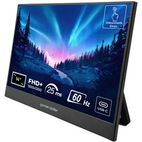 Resim P14 Touch 14 inç 60Hz Full HD+ IPS Dokunmatik Taşınabilir Monitör 