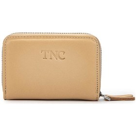 Resim Tamer Tanca Unisex Hakiki Deri Bej Cüzdan 1039 222 Erk Czdn Sk24-25 Bej Dr Bej 