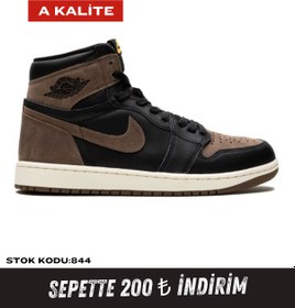 Resim Air Jordan 1 Retro High Dark Mocha | Unisex 