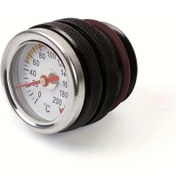 Resim Motion003 M20x1.5 Ve M30x1.5 Uyumlu Motor Yağ Tank Kapak Entegre Sıcaklık Göstergeli Siyah M30x1.5 