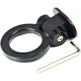 Resim Oto Çeki Demiri Çeki Kancası Çekme Halkası Siyah Modifiye Süs Aksesuar 