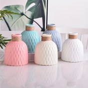 Resim Dokunmatik Tasarımlı Modern Minimalist Plastik Vazo - Ev Dekorasyonu İçin Mükemmel: Raflar, Şömineler, Merkezler, Mutfak, Parti, Düğün, Aile Odası, Yemek Masası Dekorasyonu İçin Uygun - Rahatlatıcı Tarz 
