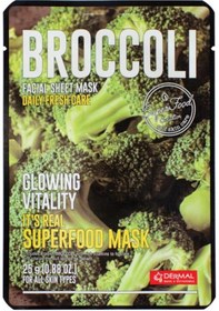 Resim Dermal Its Real Super Gida Maskesi [Brokoli] 25 G 