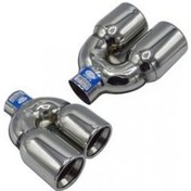 Resim Universal Krom Egzoz Ucu Çiftli M Model Sağ Çıkış 90 100 800-036r 