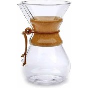 Resim Cam Dripper Ekipmanı - Kahve Demleme Aleti - Cam Kahve Demleme - 800 ml - 6 Cup 