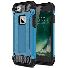Resim Microsonic Apple Iphone 7 Kılıf Rugged Armor Mavi 