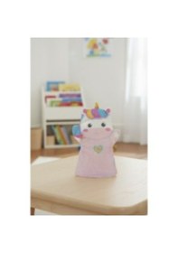 Resim Toys2you Büyük Boy Keçe El Kuklası - Unicorn Beyaz - Lila - Pembe - Siyah 