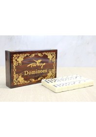 Resim Ahşap Kutulu Domino Oyunu Alk4220 