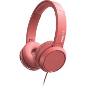 Resim Philips TAH4105 Kablolu Kulak Üstü Kulaklık - 32mm Sürücülü - Güçlü Bas Özellikli -Koyu Pembe 