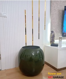 Resim İç Ve Dış Mekan Uyumlu 60cm Küp Saksı-fiberglass-sınırsız Renk 