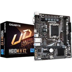 Resim Gigabyte H610m H V2, Rev.1.0, 5600mhz, 2xddr5, M.2, D-sub, Hdmı, 12-13.14.nesil, Lga1700 Soket, Ana 