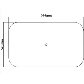 Resim MOTİFPİYER Motifpiyer Lamba Tavan Göbeği-55-dikdörtgen-oval-56x96cm-2adet 