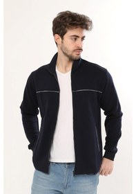 Resim Uniprom Casual Ceket 3 İplik Şardonlu Mevsimlik Günlük Ceket Lacivert 
