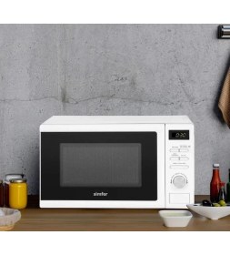 Resim Simfer Sk 4602 Beyaz 20 Litre Dijital Mikrodalga Fırın 