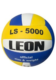 Resim Leon Ls5000 Voleybol Topu El Dikişli Mavi Beyaz Sarı - Beyaz - Mavi 