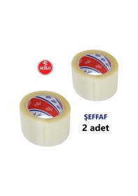 Resim ŞEFFAF GENİŞ KOli Bandı En:66mm Metraj:66metre (2.adet) 