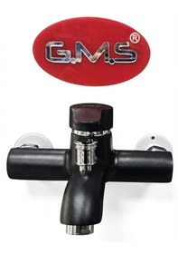 Resim Gms Zirve Mix Banyo Duş Bataryası Siyah Krom Zrv303k 